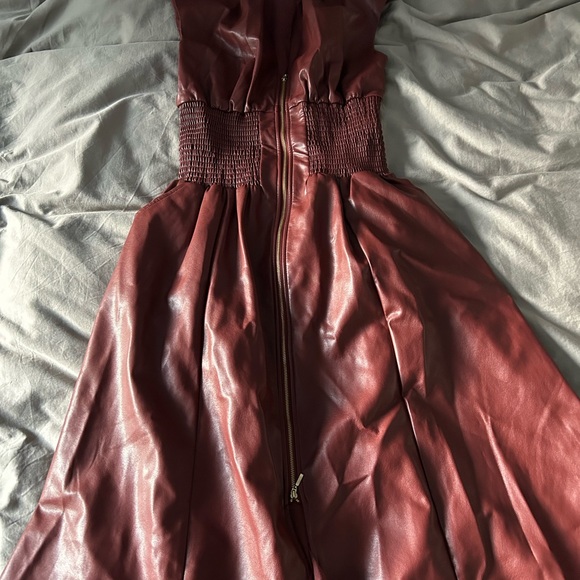 Anthropologie leather dress - Picture 5 of 5